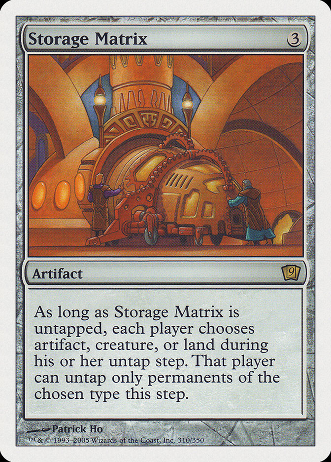 Storage Matrix [Ninth Edition]