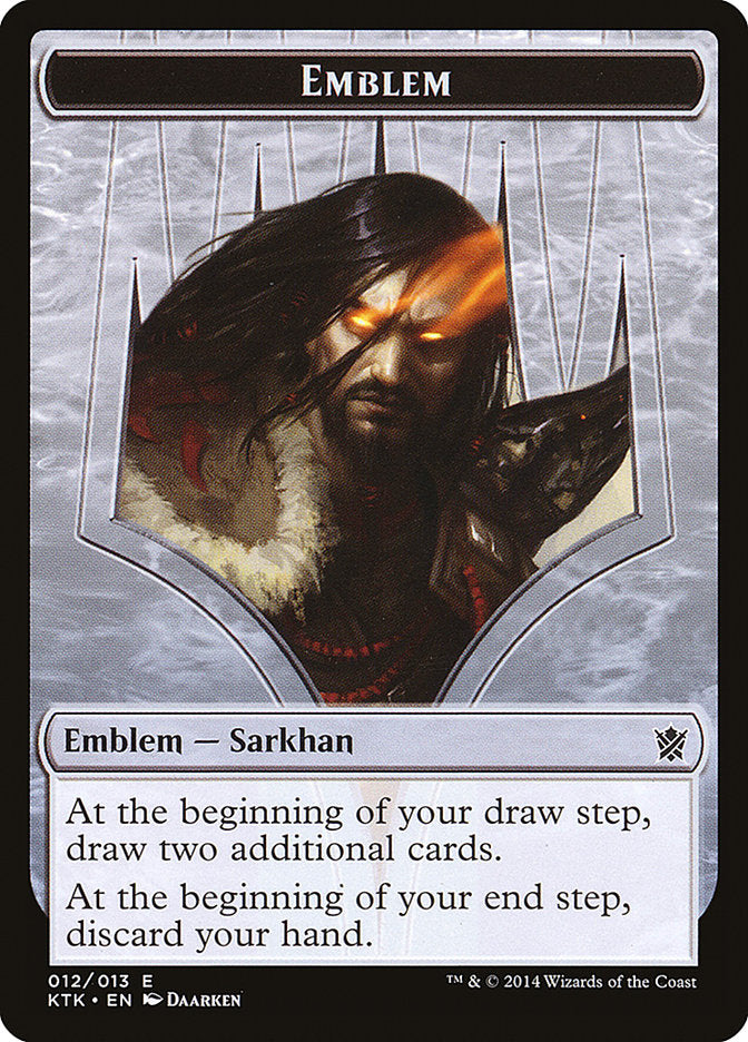 Sarkhan, the Dragonspeaker Emblem [Khans of Tarkir Tokens]