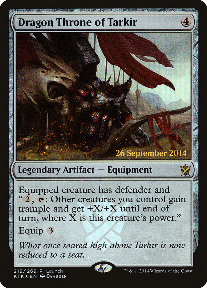 Dragon Throne of Tarkir (Launch) [Khans of Tarkir Prerelease Promos]