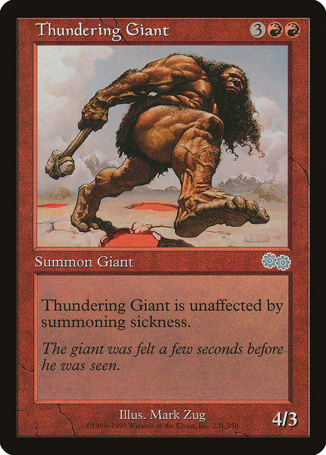 Thundering Giant [Urza's Saga]