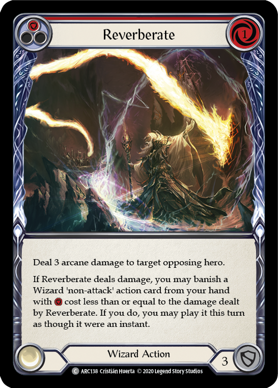 Reverberate (Red) [ARC138] Unlimited Rainbow Foil