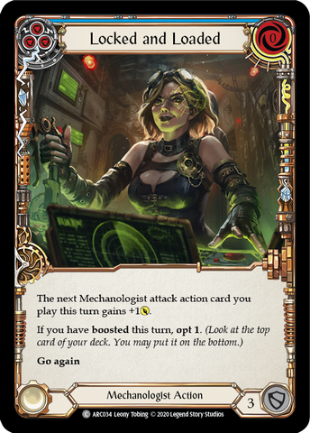 Locked and Loaded (Blue) [ARC034] Unlimited Normal