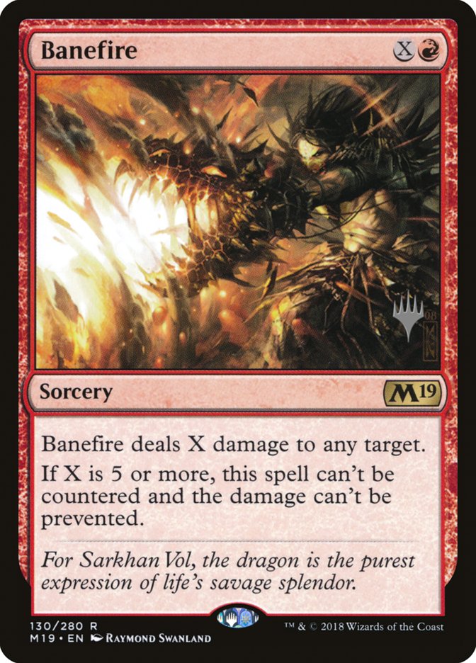 Banefire (Promo Pack) [Core Set 2019 Promos]