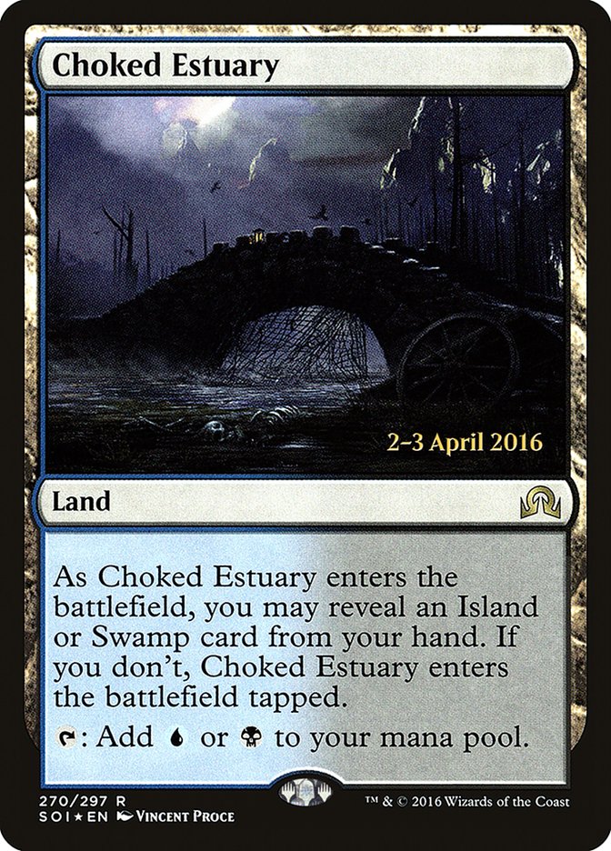 Choked Estuary [Shadows over Innistrad Prerelease Promos]