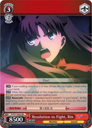 Resolution to Fight, Rin (FS/S77-E042 RR) [Fate/Stay Night [Heaven's Feel] Vol.2]