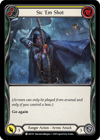 Sic 'Em Shot (Yellow) [ARC073] Unlimited Normal