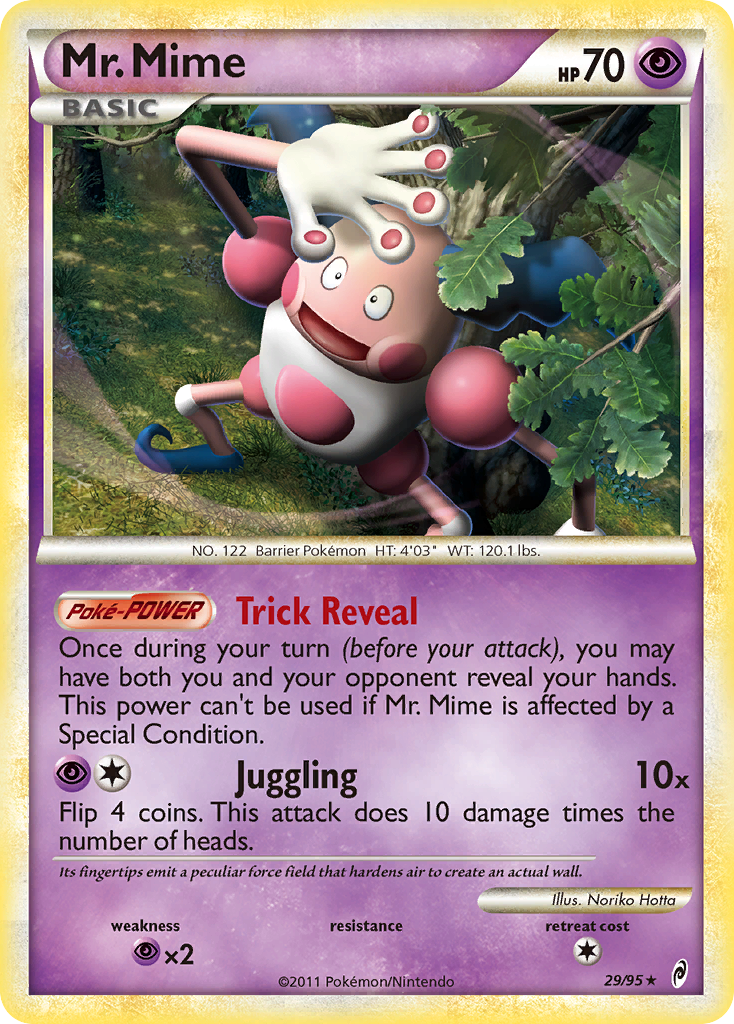 Mr. Mime (29/95) [HeartGold & SoulSilver: Call of Legends]