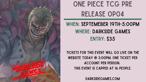Op-O4 pre-release ticket
