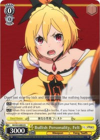 Bullish Personality, Felt (RZ/S55-E003 R) [Re:ZERO Vol.2]
