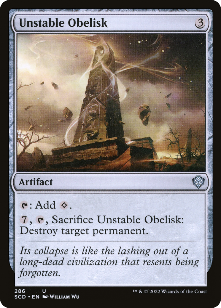 Unstable Obelisk [Starter Commander Decks]