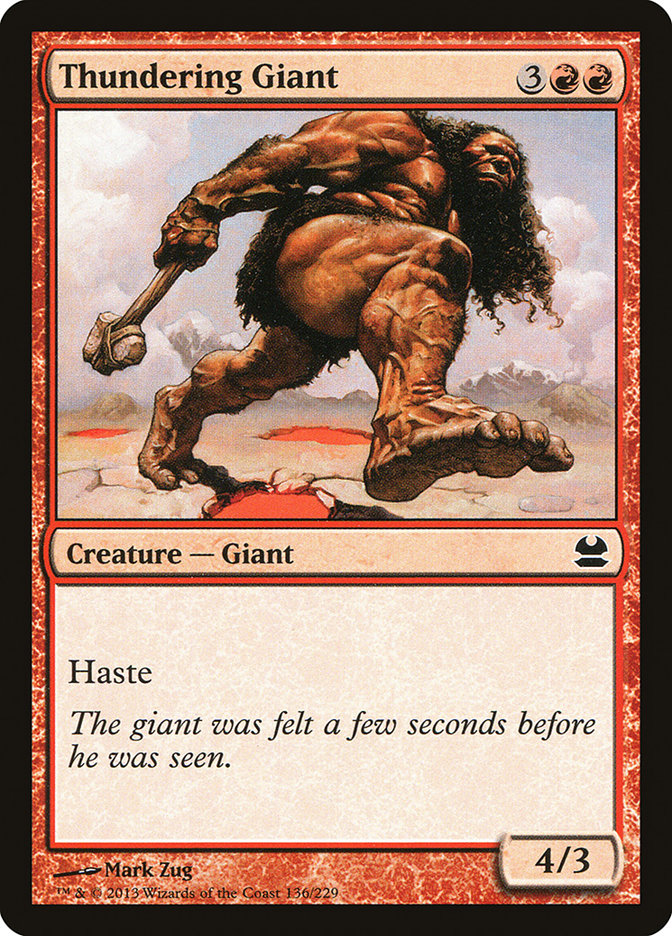 Thundering Giant [Modern Masters]