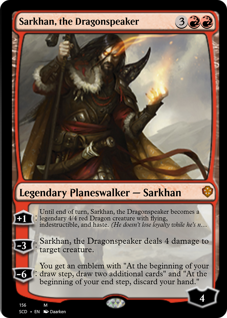 Sarkhan, the Dragonspeaker [Starter Commander Decks]