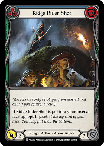 Ridge Rider Shot (Blue) [ARC065] Unlimited Normal