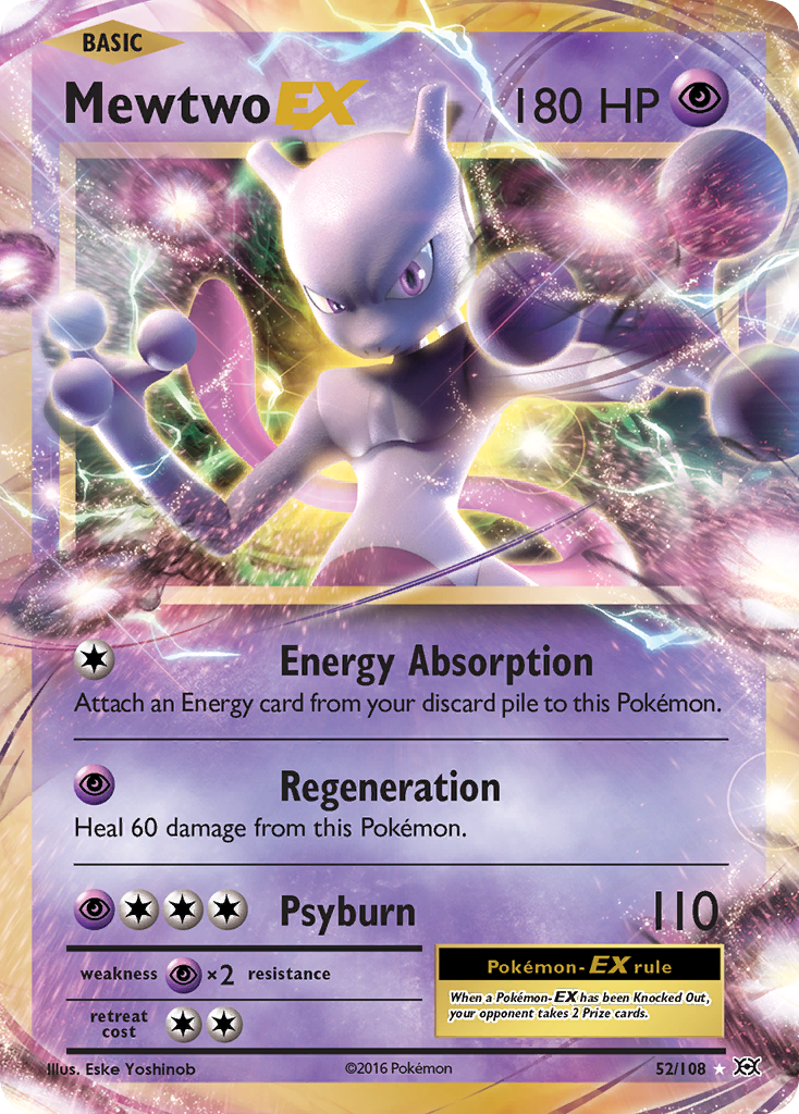 Mewtwo EX (52/108) [XY: Evolutions]