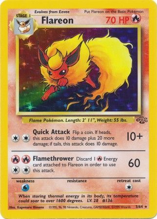 Flareon (3/64) [Jungle Unlimited]