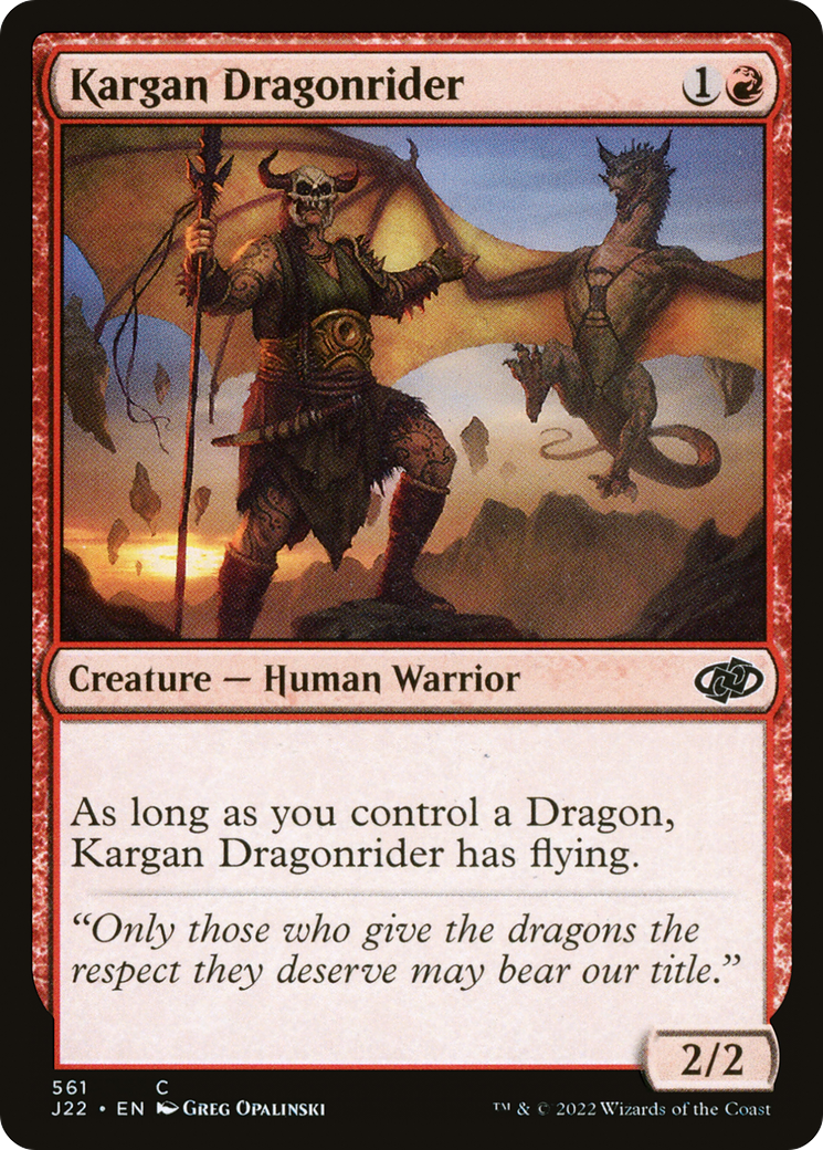 Kargan Dragonrider [Jumpstart 2022]