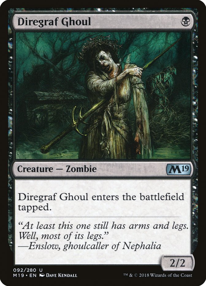 Diregraf Ghoul [Core Set 2019]