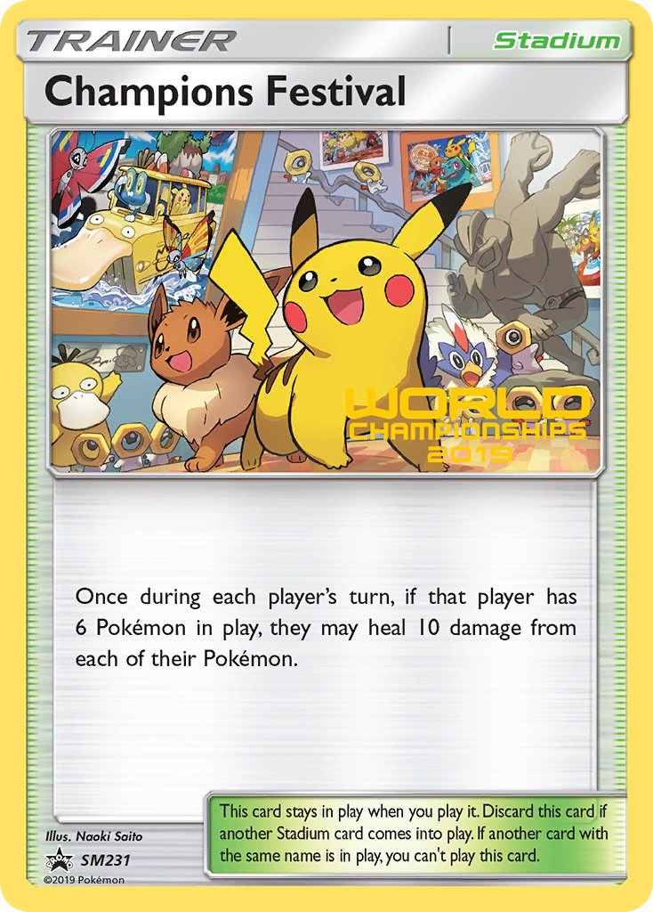 Champions Festival (SM231) (Top Sixteen 2019) [Sun & Moon: Black Star Promos]