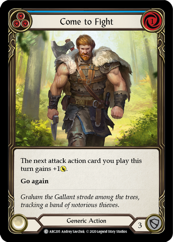 Come to Fight (Blue) [ARC205] Unlimited Normal