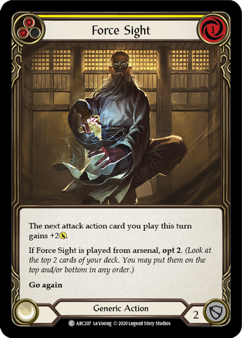 Force Sight (Yellow) [ARC207] Unlimited Normal