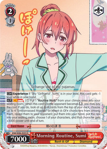 Morning Routine, Sumi (KNK/W86-E055 R) [Rent-A-Girlfriend]