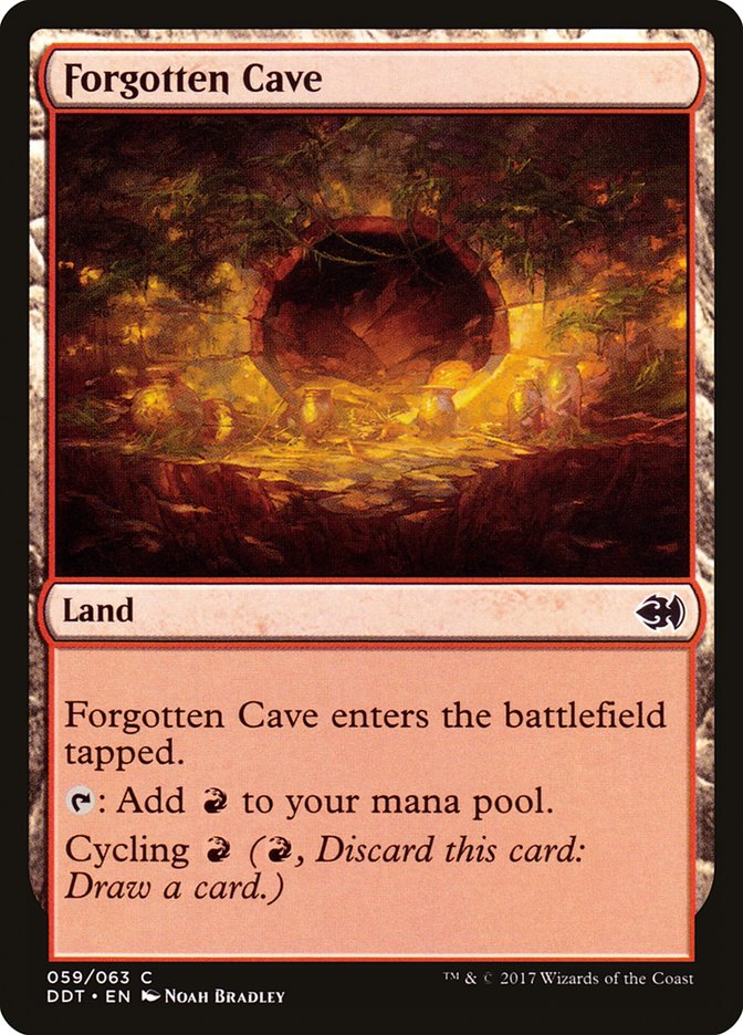 Forgotten Cave [Duel Decks: Merfolk vs. Goblins]