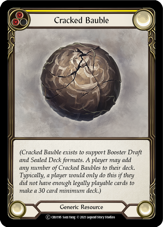 Cracked Bauble (Rainbow Foil) [CRU195-RF] Unlimited Rainbow Foil