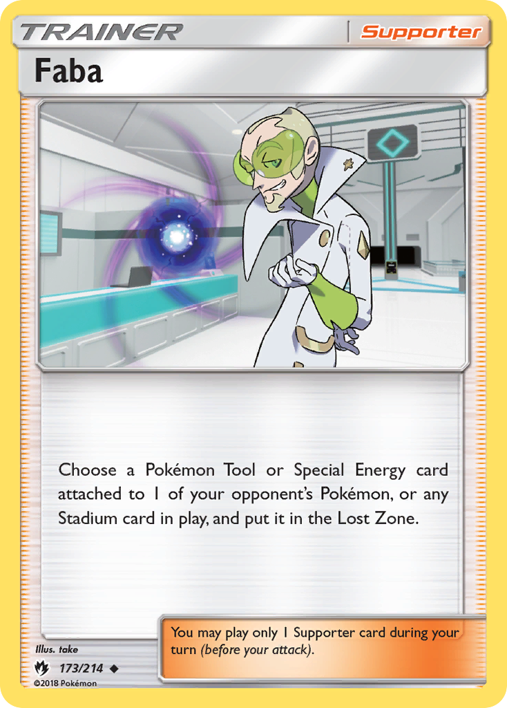 Faba (173/214) [Sun & Moon: Lost Thunder]