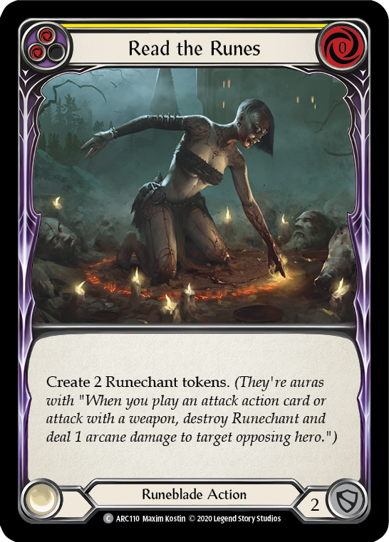Read the Runes (Yellow) [ARC110] Unlimited Rainbow Foil