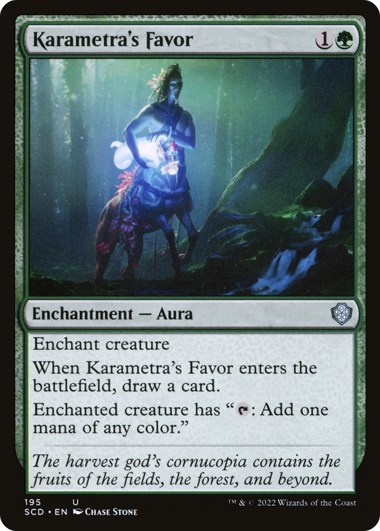 Karametra's Favor [Starter Commander Decks]