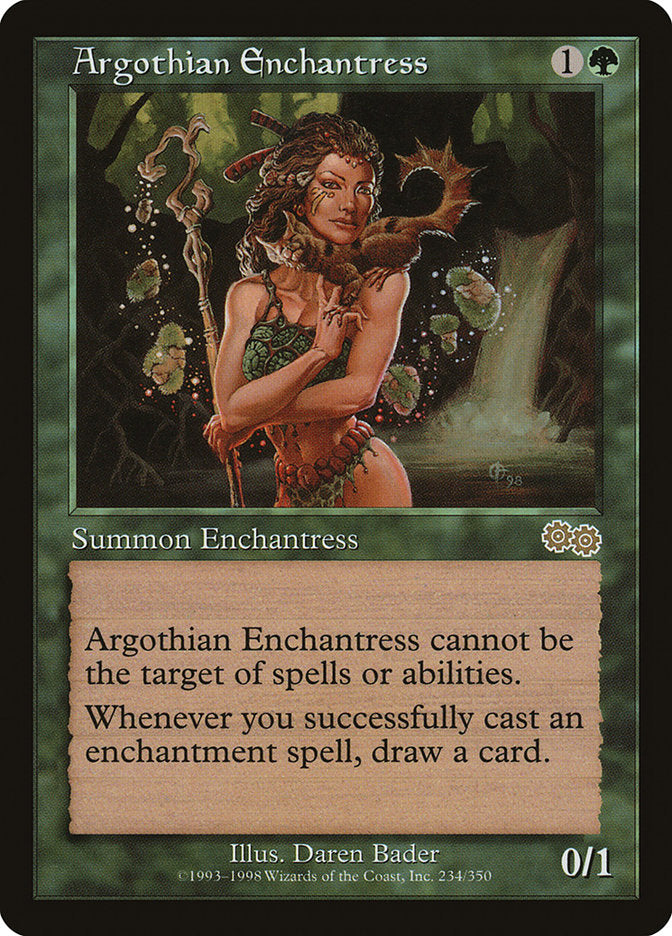 Argothian Enchantress [Urza's Saga]