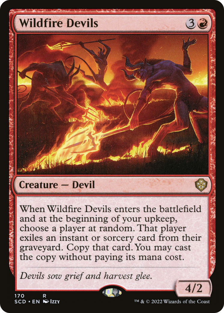 Wildfire Devils [Starter Commander Decks]