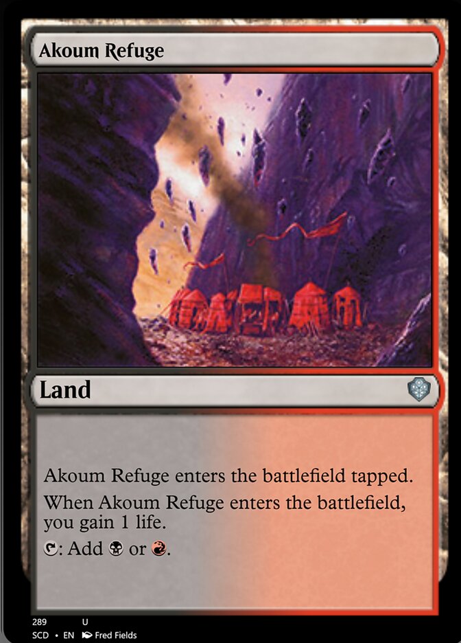 Akoum Refuge [Starter Commander Decks]