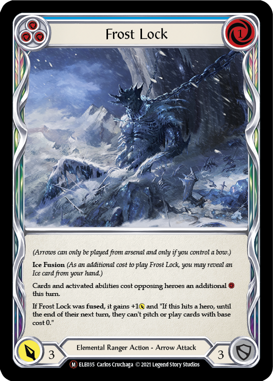 Frost Lock [U-ELE035] Unlimited Rainbow Foil