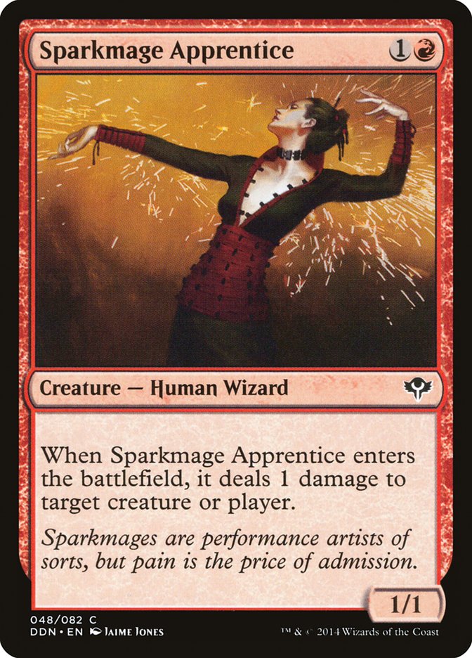 Sparkmage Apprentice [Duel Decks: Speed vs. Cunning]