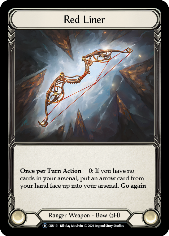 Red Liner (Rainbow Foil) [CRU121-RF] Unlimited Rainbow Foil