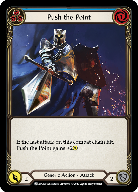 Push the Point (Blue) [ARC190] Unlimited Rainbow Foil