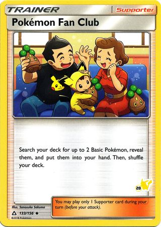 Pokemon Fan Club (133/156) (Pikachu Stamp
