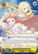 Joint Battle, Asuna & Alice (SAO/S80-E003 RR) [Sword Art Online -Alicization- Vol.2]